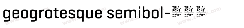 geogrotesque semibol字体转换